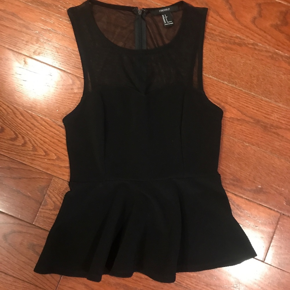 Black dress top